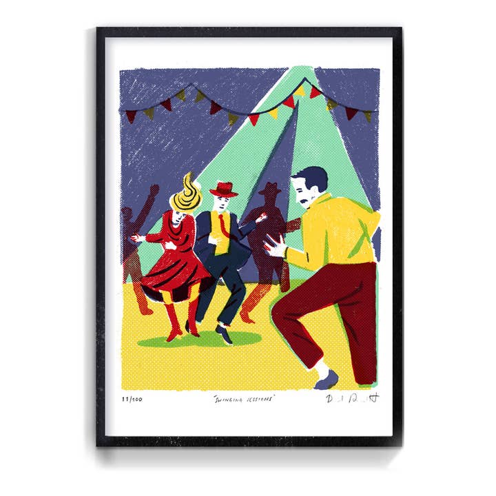Sessões swing por atacado de Haskett Prints