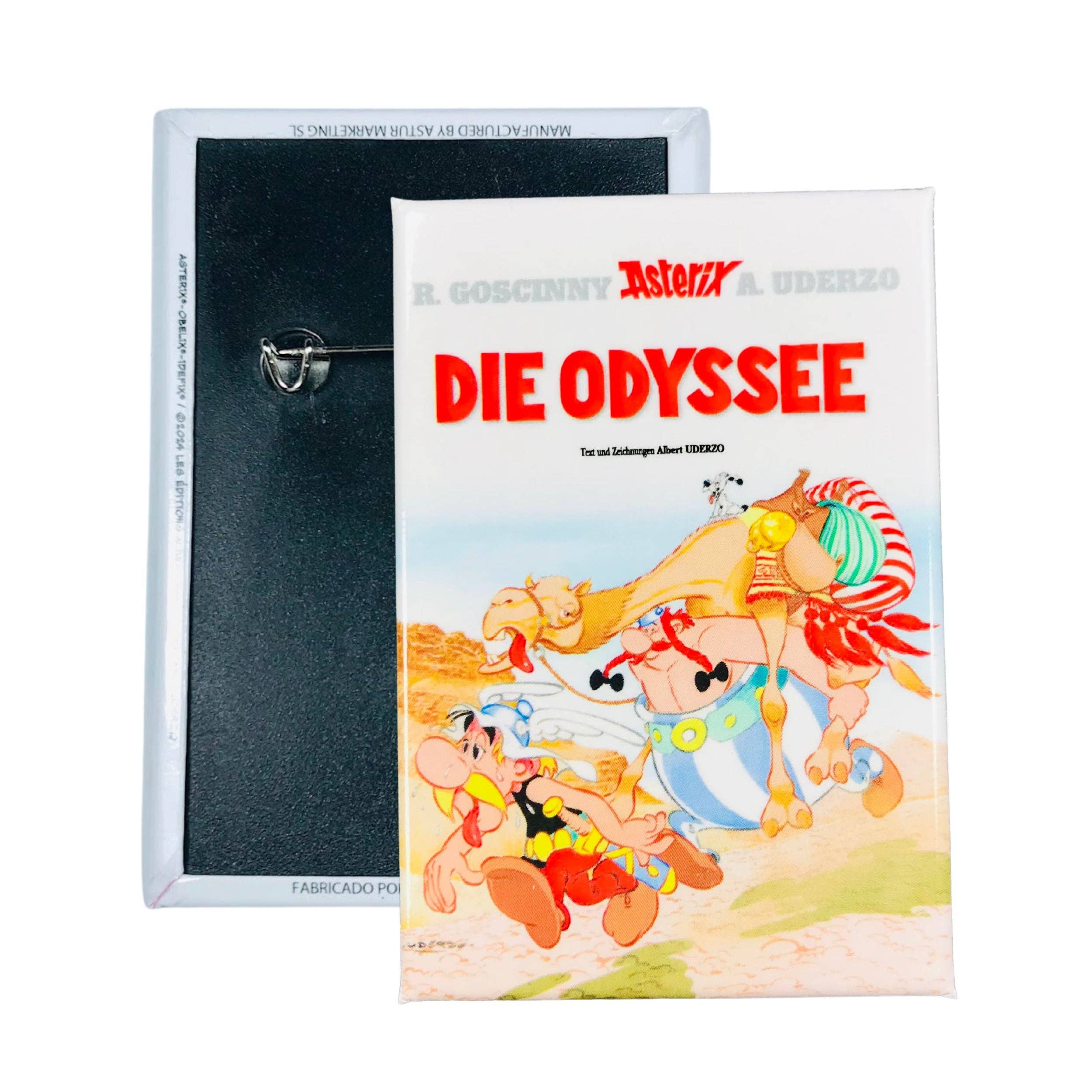 Astur Pins - Wholesale Lapel Pin/Button - CHAPA © 26 - Asterix and Obelix – The Odyssey - Comic Cover - German - A#3860