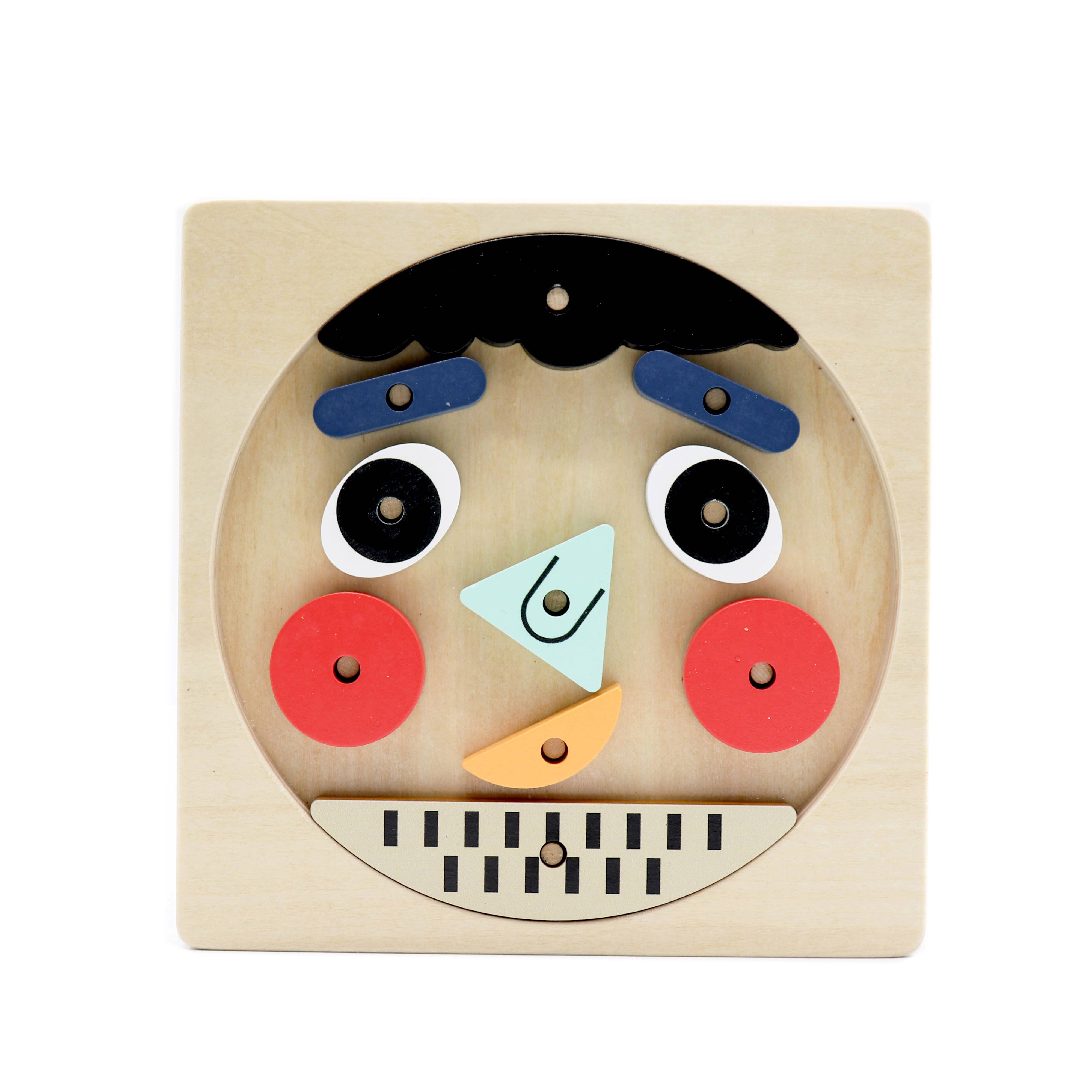 Leo & Friends - Wholesale Puzzle - Kids - Leo & Friends Funny Faces Educational Wooden Puzzle16