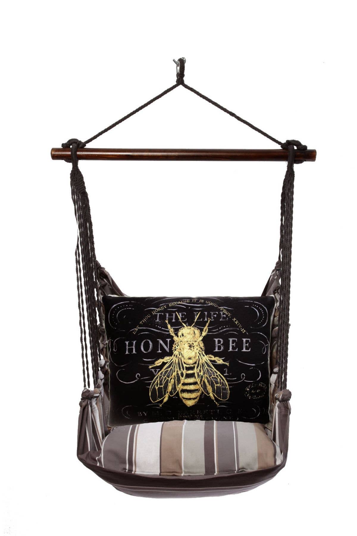 Magnolia Casual - Wholesale Swing Set - Hammock Swing 4-Piece Set indoor / outdoor - Slate Gray11