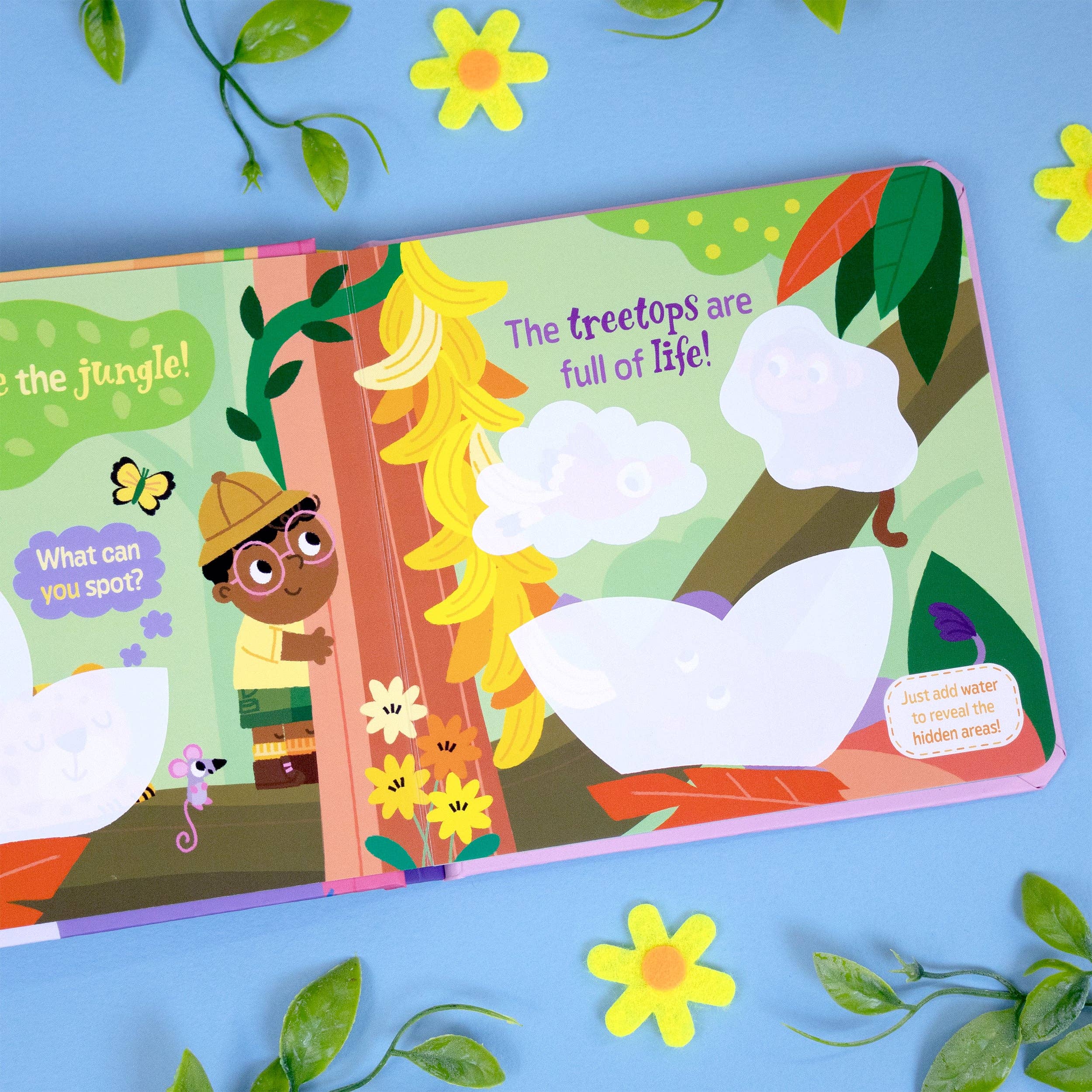 Robert Frederick Ltd - Wholesale Coloring & Activity Book - Kids & Baby - Magic Painting Book – Jungle - Mess-Free Water Reveal Board Book2