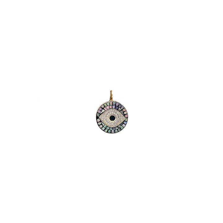 Love, Lisa - Wholesale Pendant/Charm Necklace - Mosiac Evil Eye Charm5