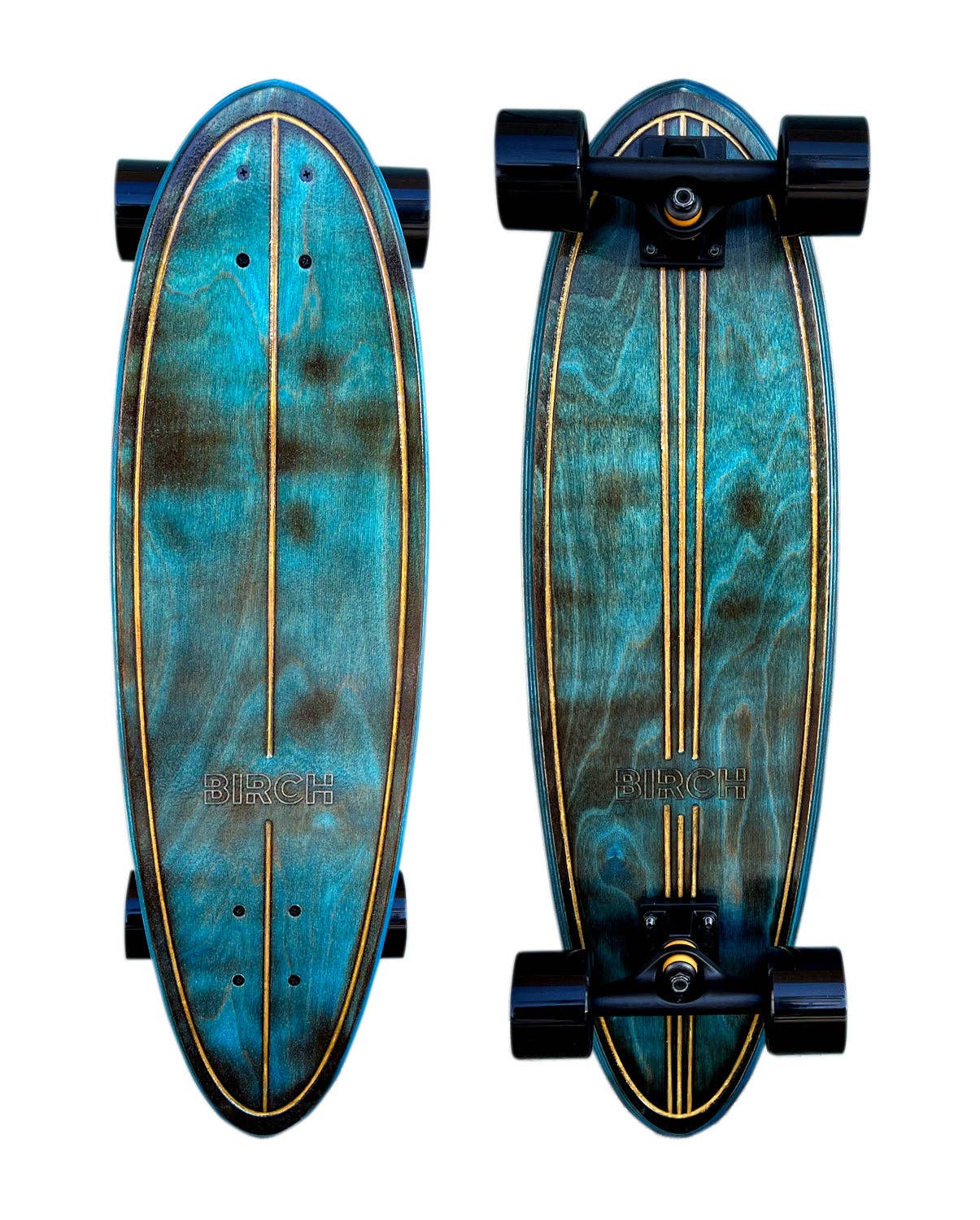 Lucid Grip - Wholesale Sporting Accessories - BIRCH 30" Element Series: Compact Cruiser Longboard Skateboard0