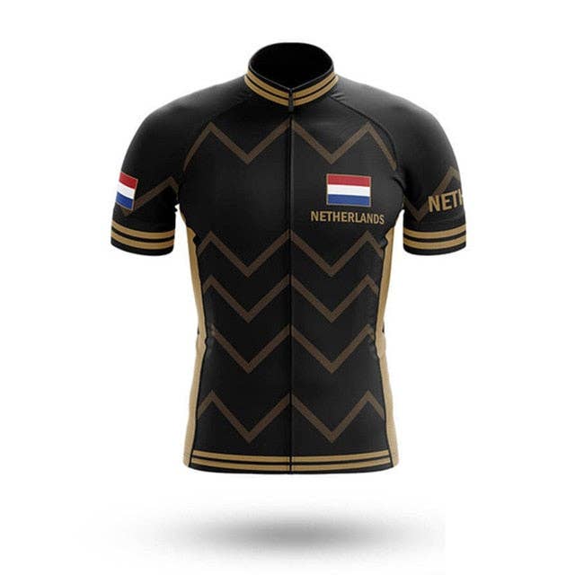 Netherlands Men's Cycling Jersey Bib Short Kit for wholesale on Faire9