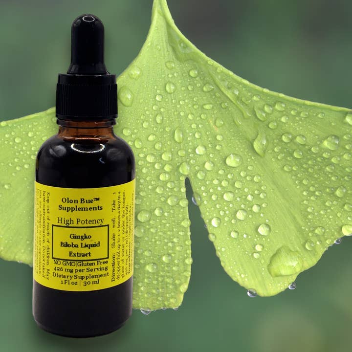 Olon Bue - Wholesale Tincture - Ginkgo Biloba Extract Liquid 1oz 2