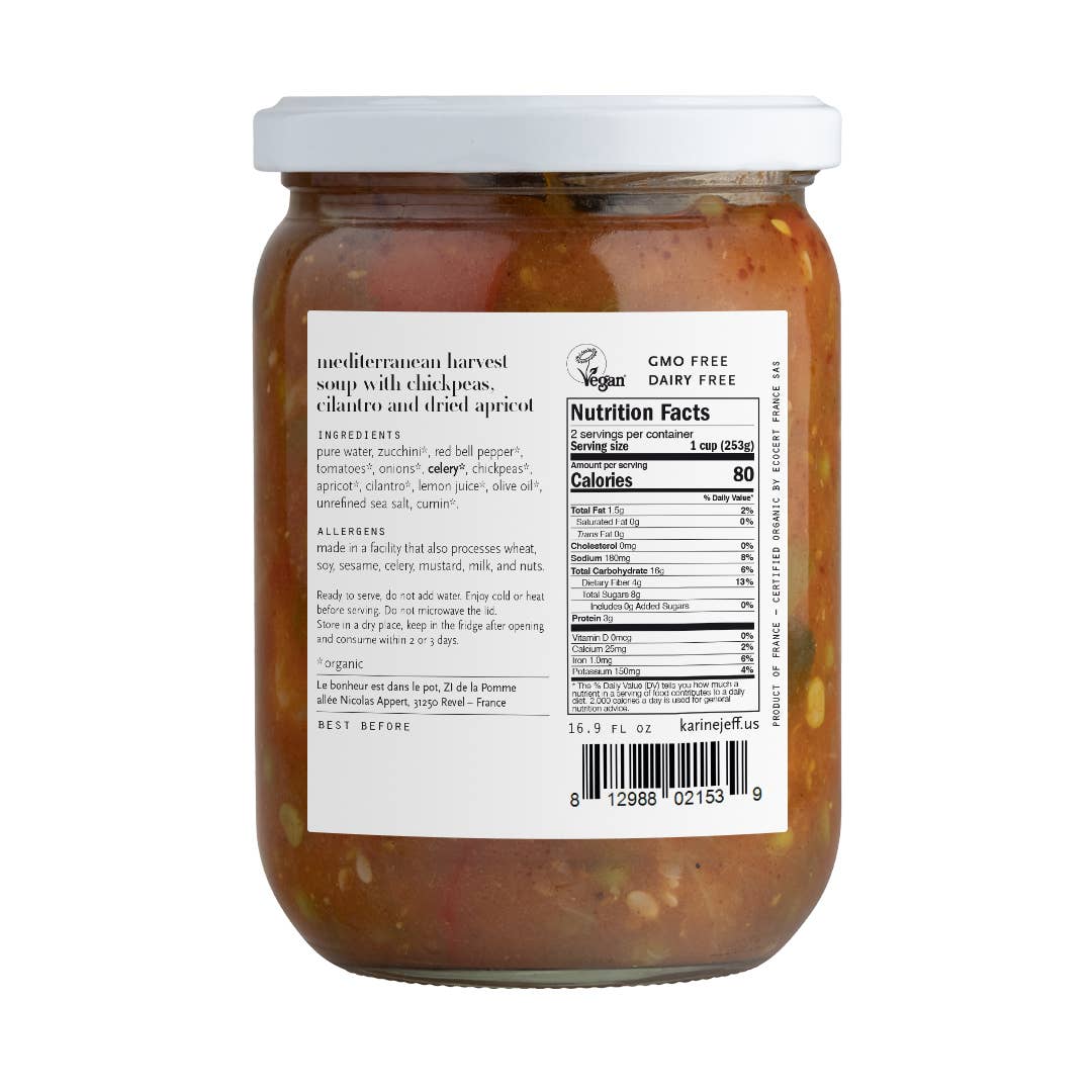 Karine & Jeff - Wholesale Soup - Méditerranéen harvest soup1