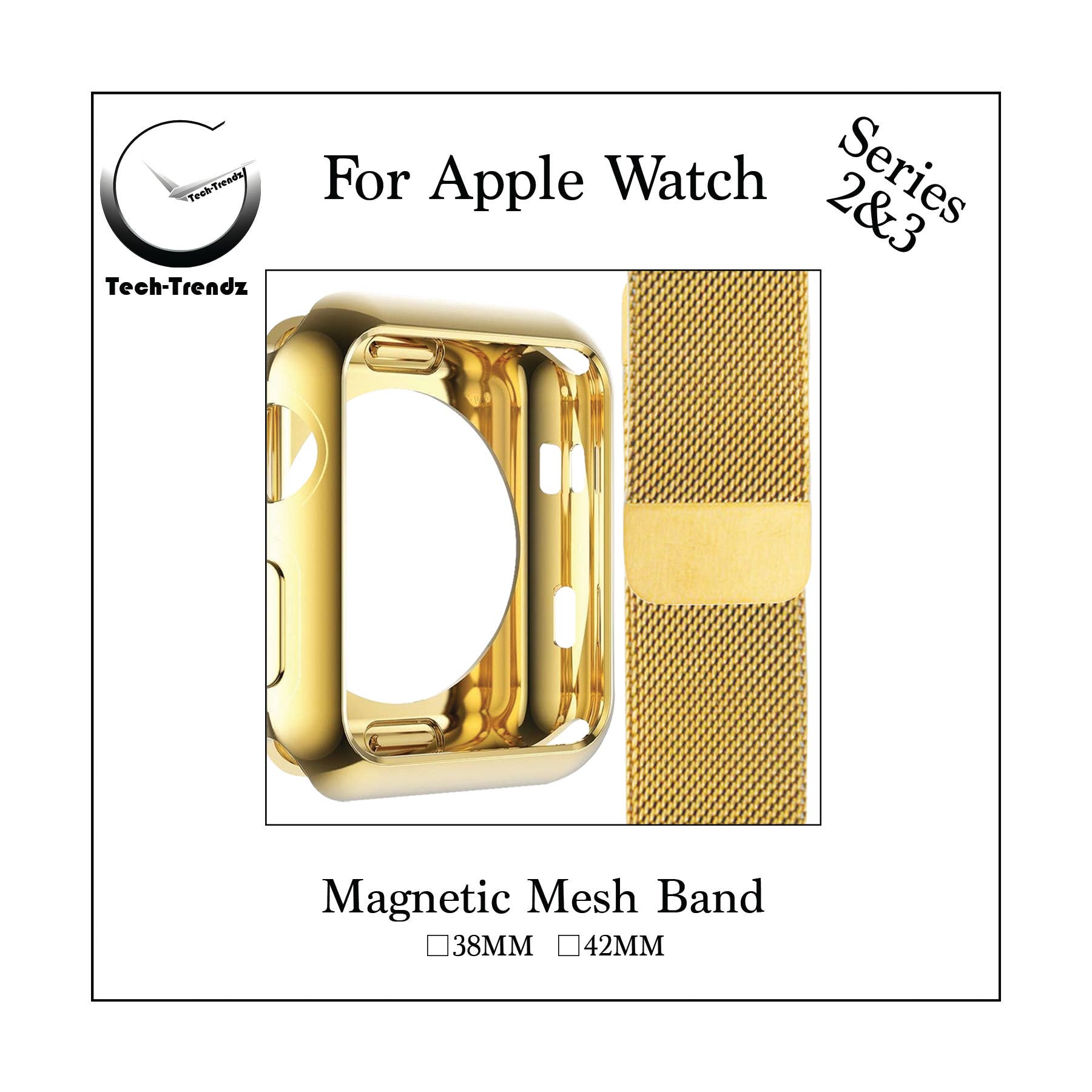 Tech Trendz - Wholesale Watch Band/Strap - Women's - Magnetic Band & Case Set0