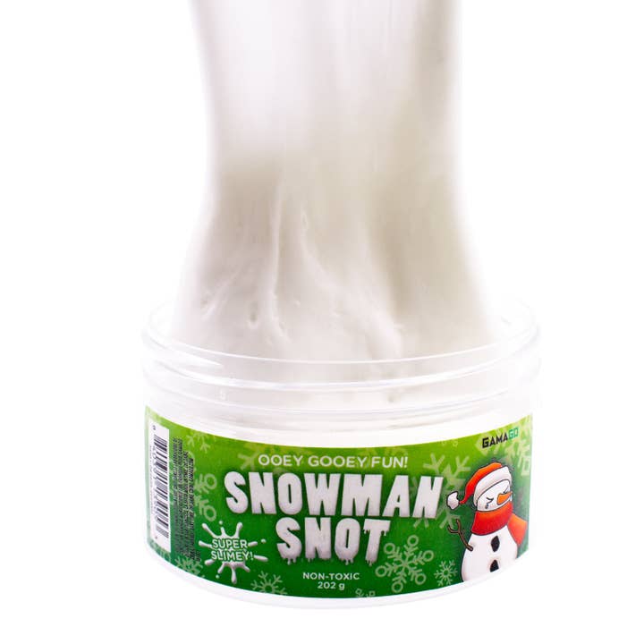 Snowman Snot Slime Goo for wholesale by AQUARIUS, GAMAGO, ICUP, & ROCK SAWS by NMR Brands