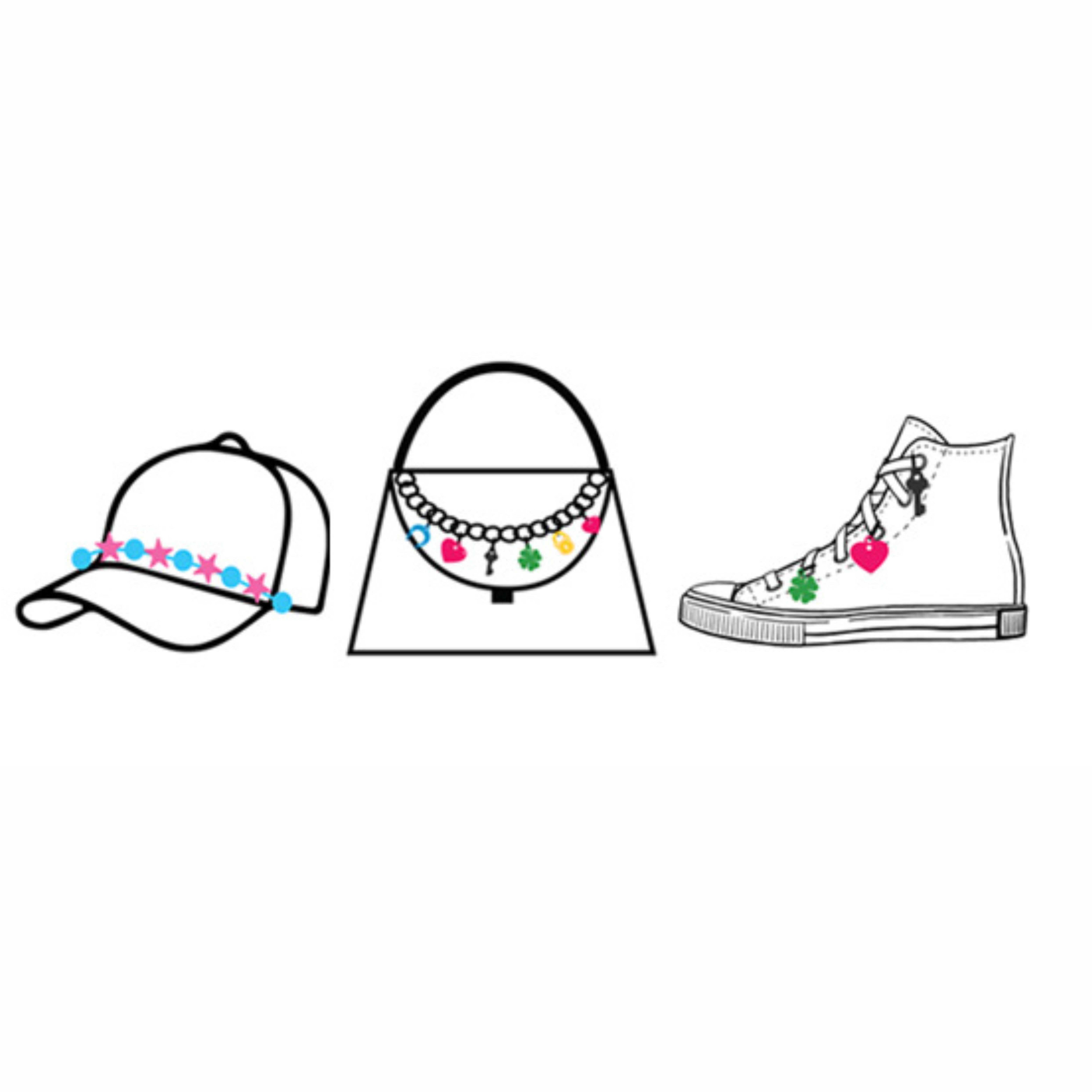 Kaleidoscope Accessories - Wholesale Individual Charm/Pendant - Mini Charms, 18 Assorted3