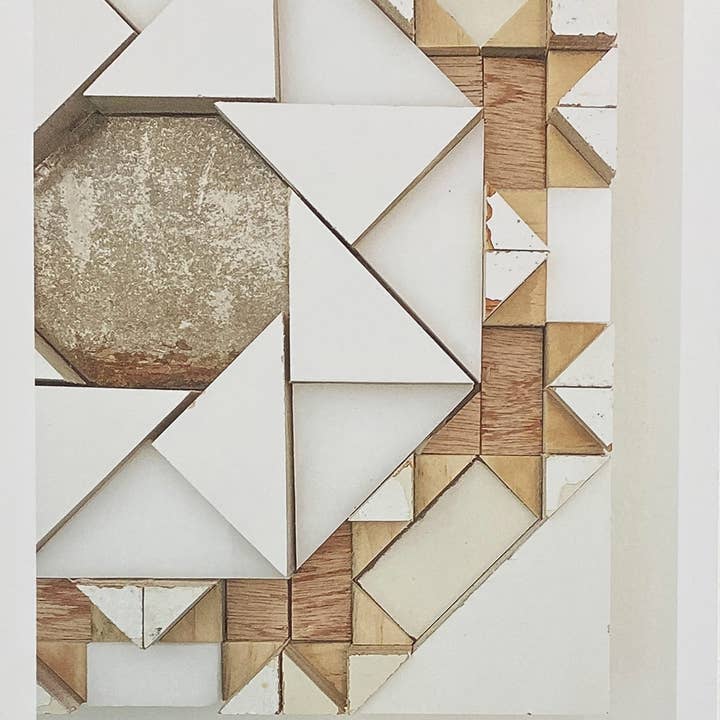 Imprimé giclée, 9"x12", inspiré de la couette, étoile et couronne (Détail) pour la vente par Built Quilt