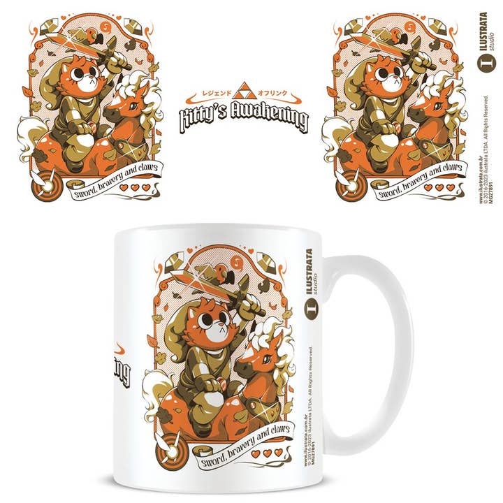 Ilustrata (Kitty's Awakening) Coffee Mugs for wholesale by Pyramid International