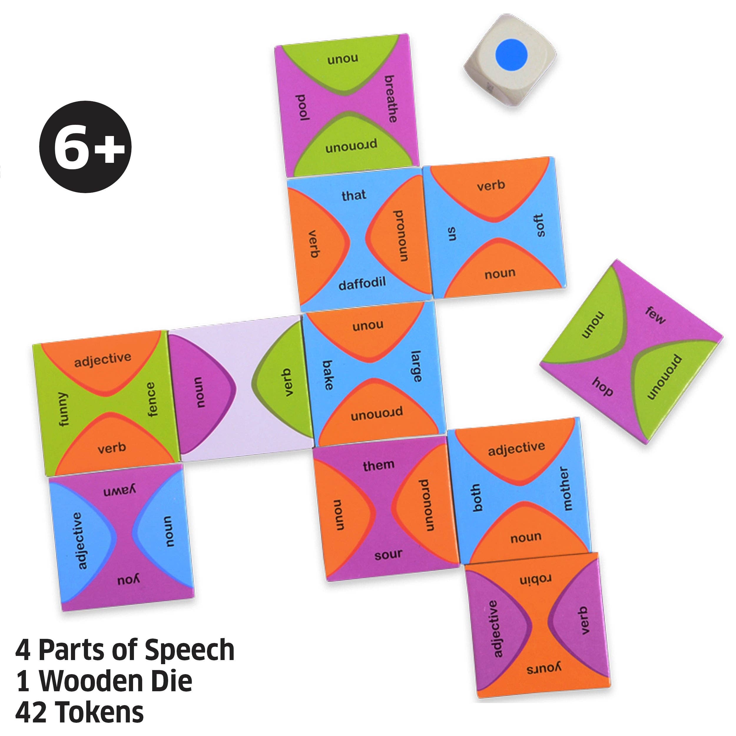 Safari Ltd. - Wholesale Brain Game - Kids - Chalk & Chuckles Grammar Wise2