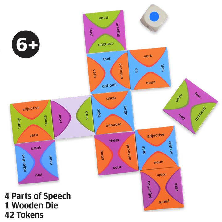 Safari Ltd. - Wholesale Brain Game - Kids - Chalk & Chuckles Grammar Wise2