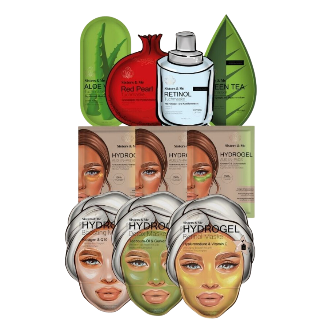 Sisters & Me GmbH - Wholesale Skincare Face Mask - 10 X FACE MASKS — TRIAL SET0