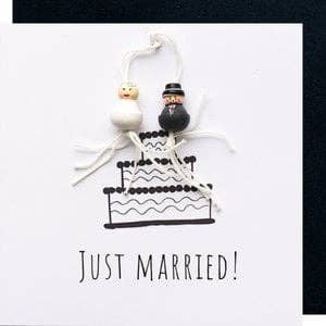 Letters Just Married for wholesale by Sidedish Cards
