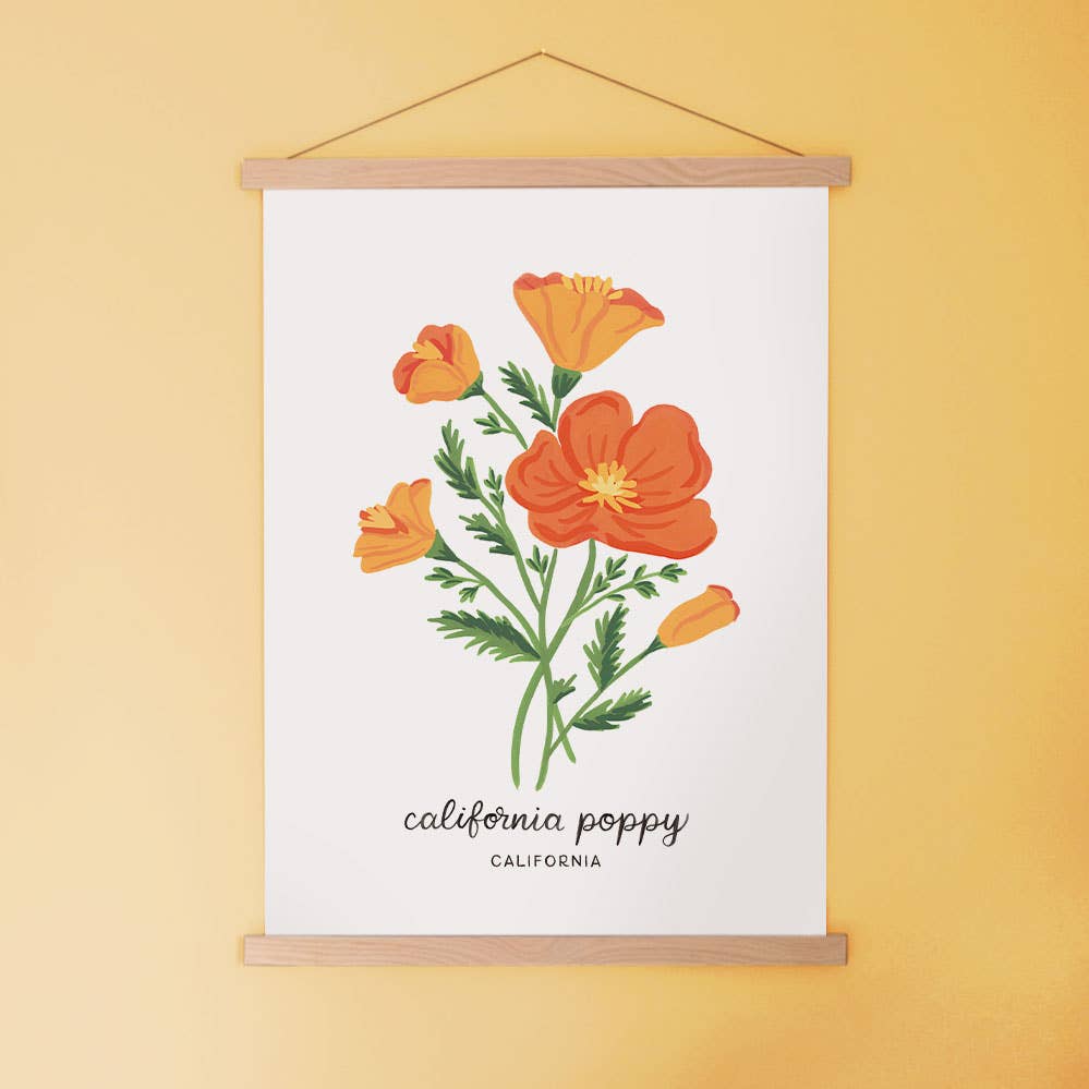 LoveLight Paper – Impressão artística por atacado – California Poppy - Impressão artística de flores do estado1