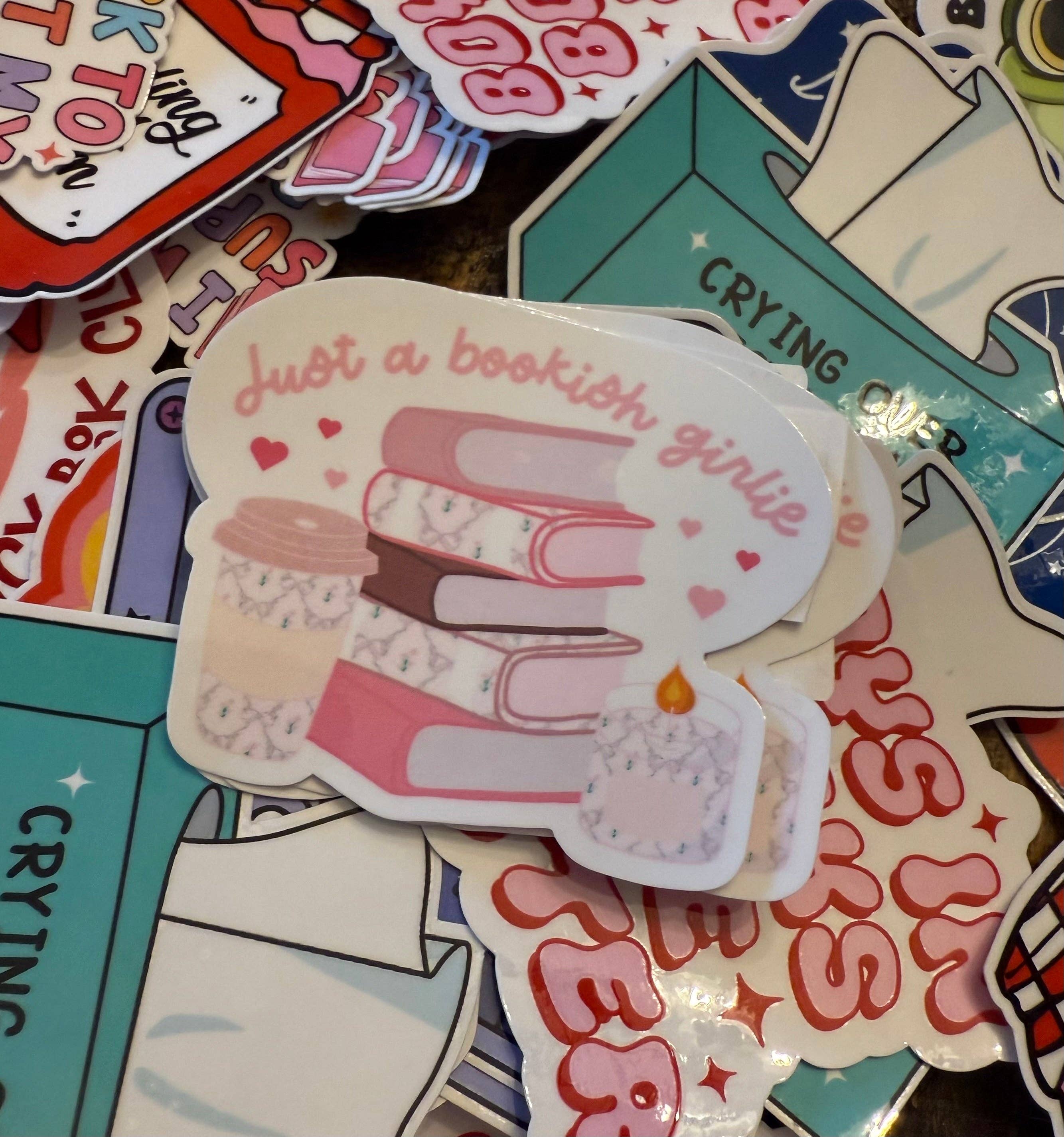 Scents, Stories, and Surprises - Wholesale Sticker - Just a Book Girlie Sticker