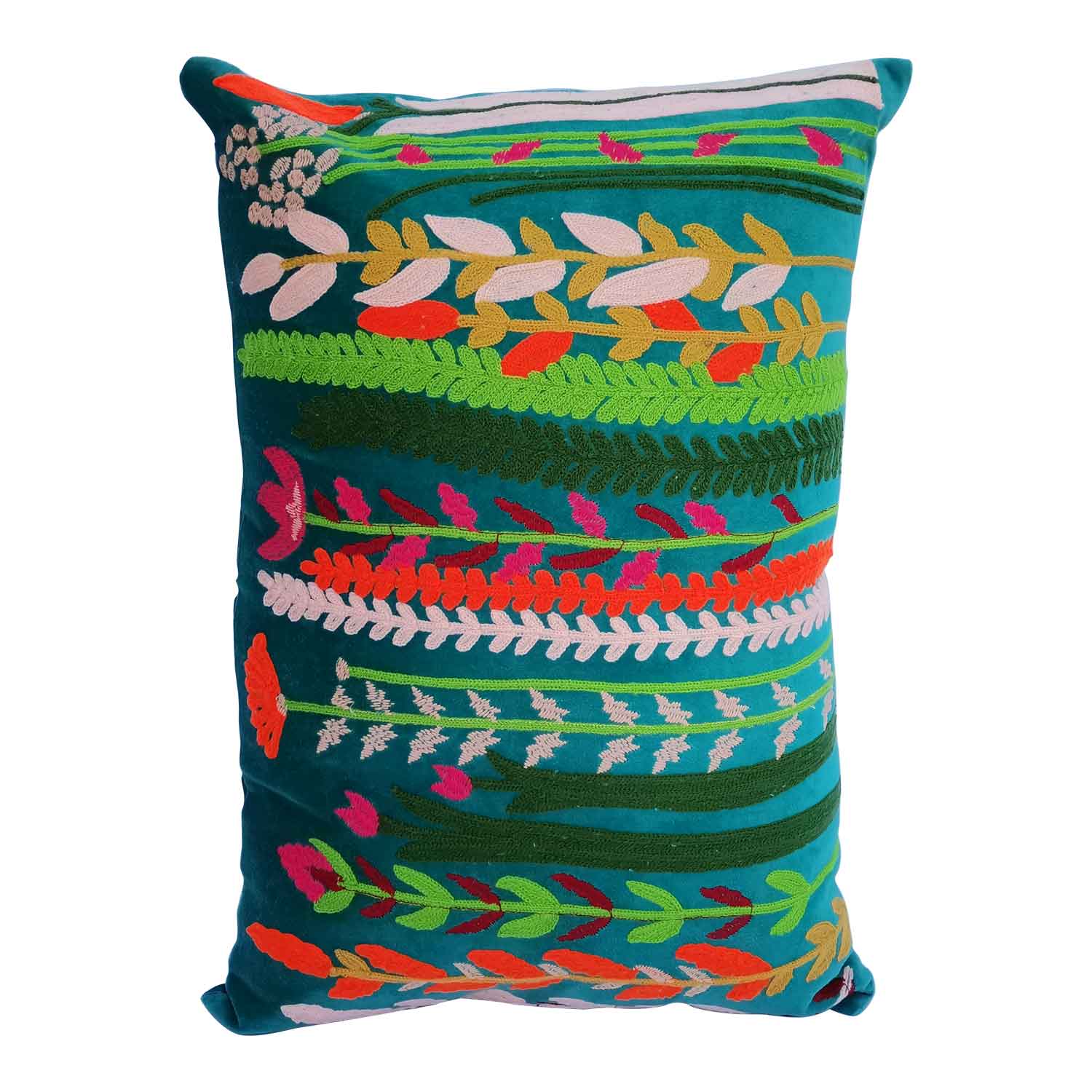 Casa Moro - Wholesale Throw/Decorative Pillow - Santa velvet cushion with filling flower decoration cushion11