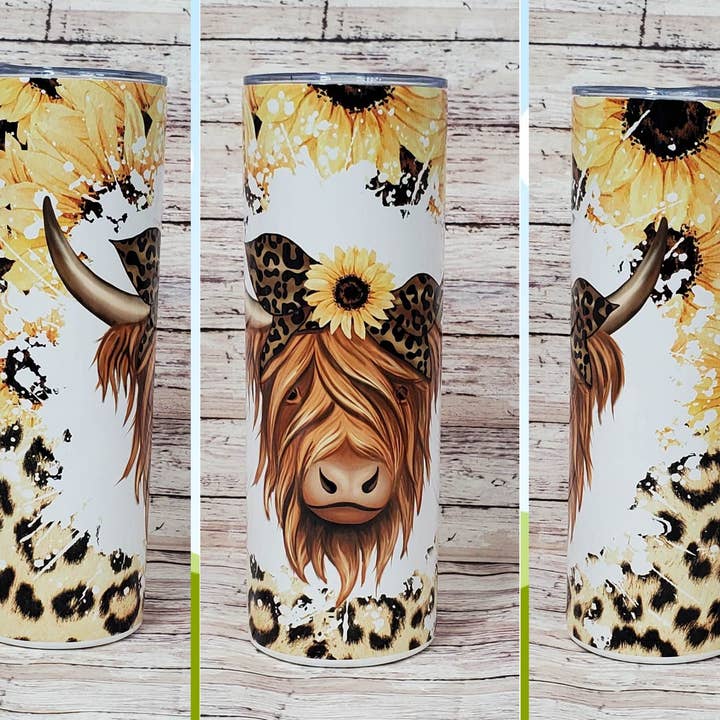 Gobelet de 20 onces ~ Highland Cow pour la vente par Paxton's One Stop Shop LLC