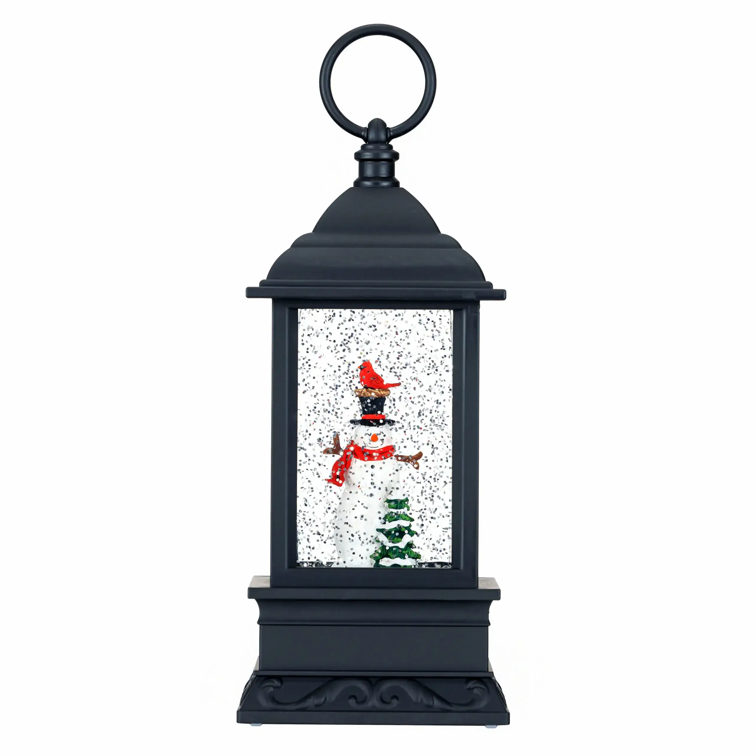 Second Nature by Hand - Wholesale Desk Globe - 9" H LED Snowman Plastic Water Lantern1