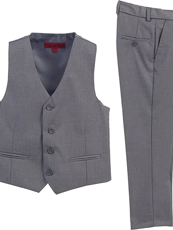 b-one inc - Wholesale Suit Set - Kids - Boy's Formal 2 -Piece Suit Vest GB-BVS4