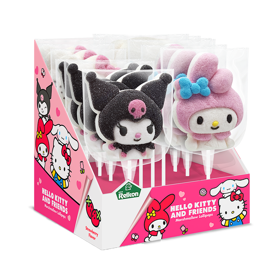 Candycat - Wholesale Marshmallow - Relkon – Hello Kitty & Friends Marshmallow Lollipop - 45g1