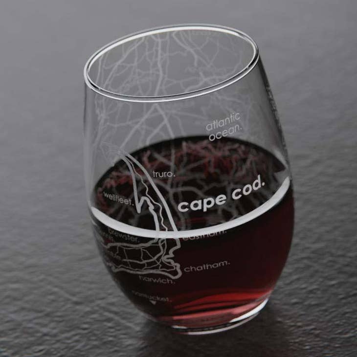 University of Wyoming Etched Wine glasses - stemless - Shop Wyoming