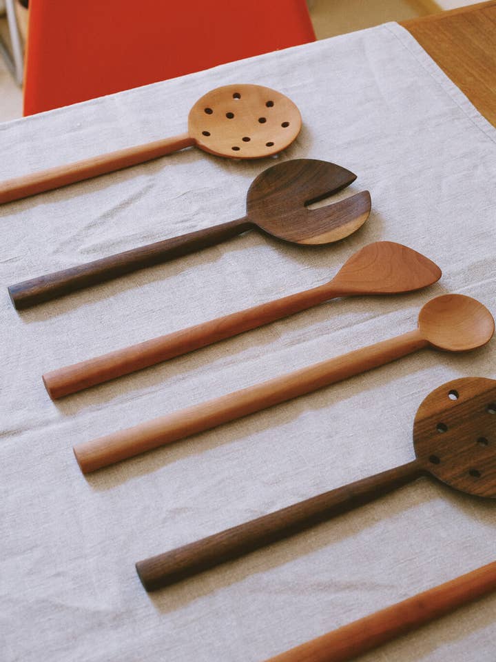 Wooden Cooking Spoons | Pear for wholesale by In August Company