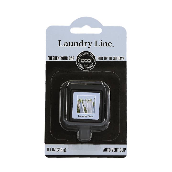 Bridgewater Candle Company - Wholesale Car Freshener - Unisex - Laundry Line Auto Vent Clip0