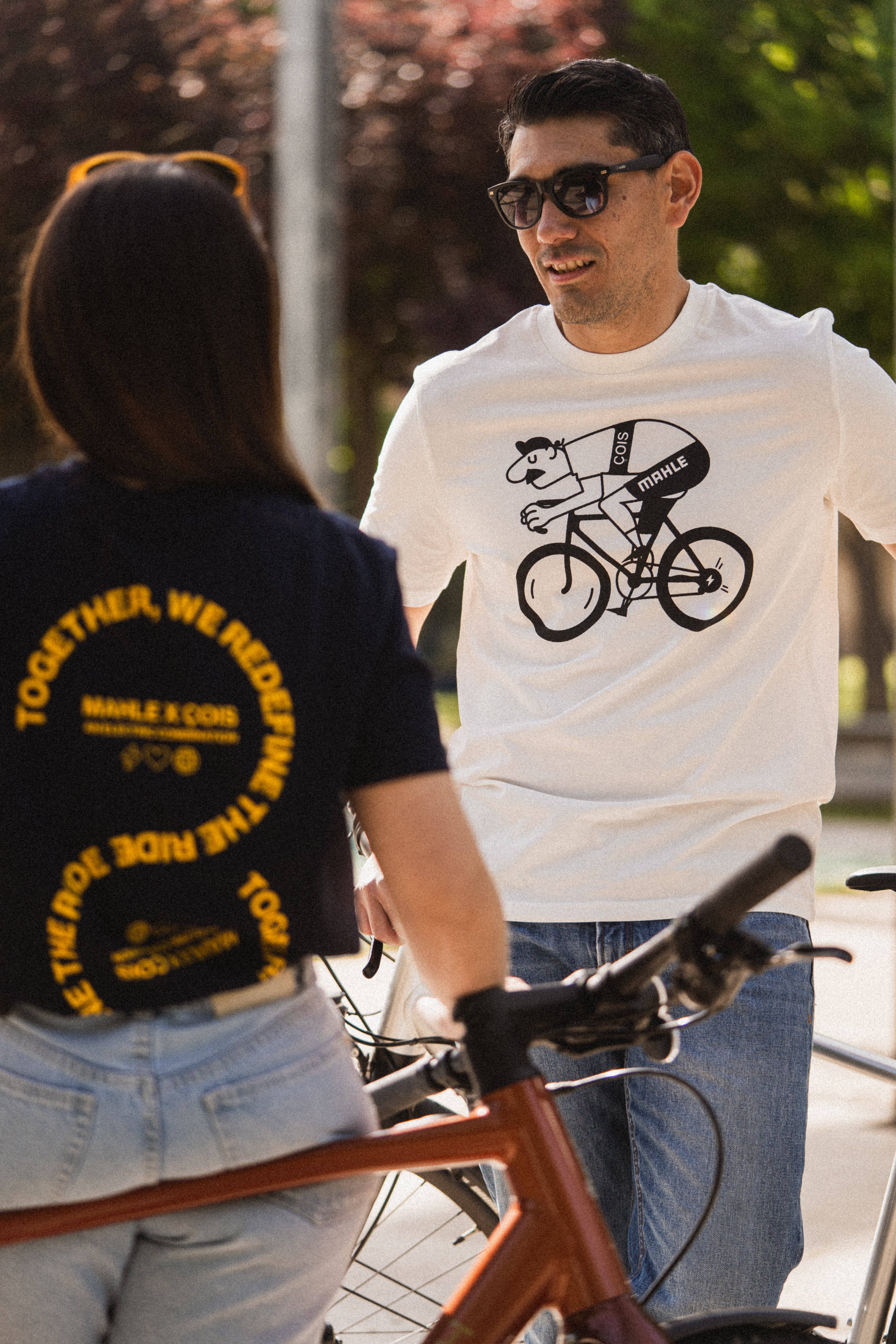 Çois Cycling Legacy - Wholesale Screen Printed T-Shirt - Men's - MAHLE power cyclist cycling T-shirt1