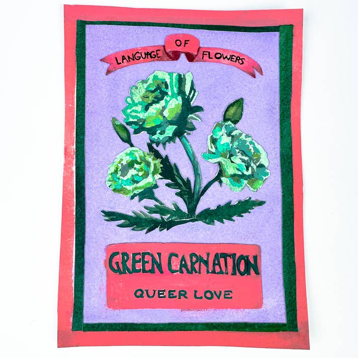 Guided Hand Studio - Wholesale Everyday Greeting Card - Victorian Flower Language cards