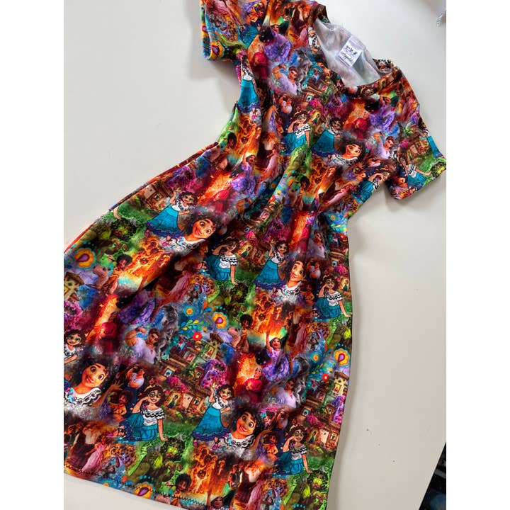 Stanley’s apparel - Vente Robe – femme - robe t-shirt encanto pour adulte4