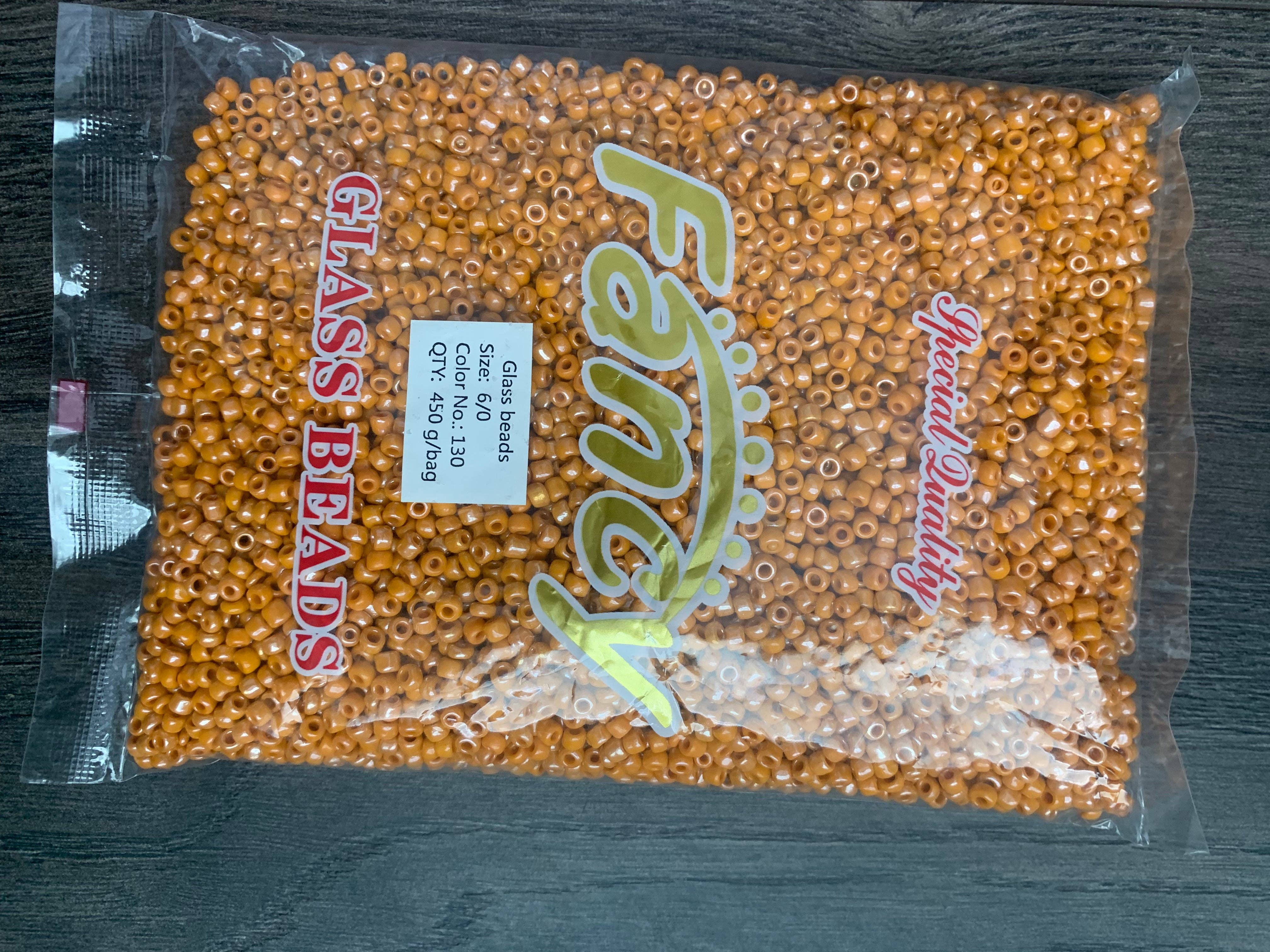 MaddieMayShop - Wholesale Beads - 6/0 Seed Beads~  Glass Beads 450 Grams, Seed Beads Bulk18