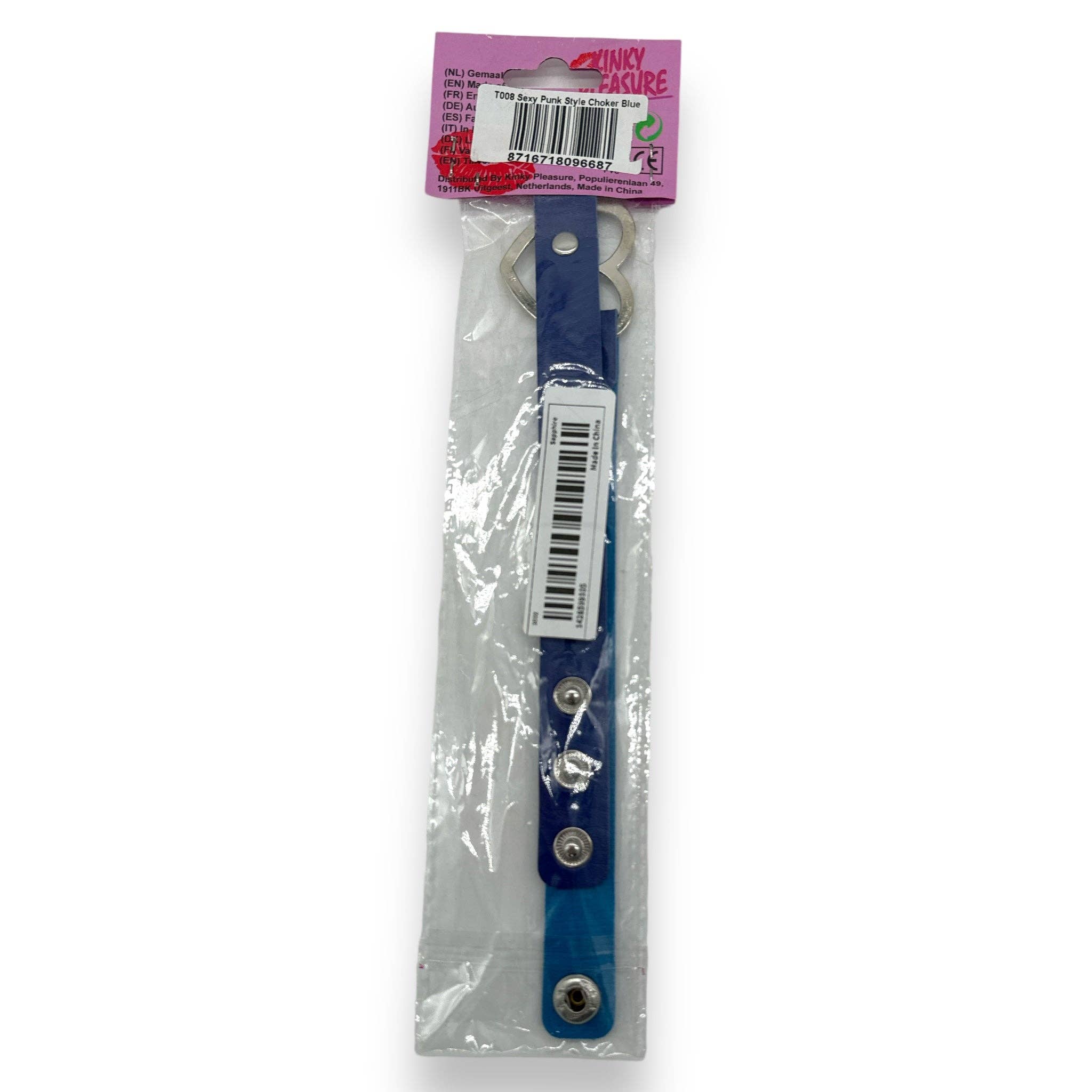 Kinky Pleasure - Wholesale Choker/Collar - Kinky Pleasure - T008 - Sexy Punk Style Choker - 12 Colors - 40cm45