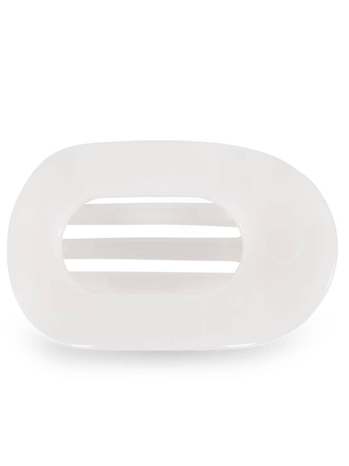 Round Flat Hair Clip | Small | Coconut White and other Purchase Wholesale flat white. Free Returns & Net 60 Terms on Faire trending on Faire.
