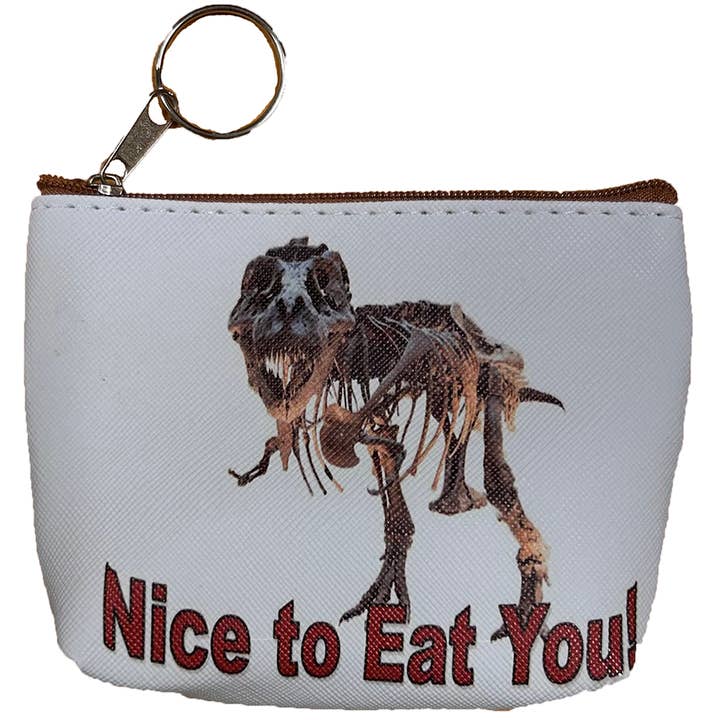 Monedero de Esqueleto de Dinosaurio "Encantado de Comerte" Llavero para venta al por mayor de Texas Toy Distribution