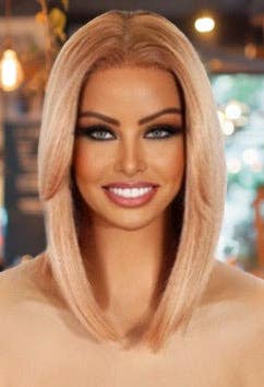 Naomi's Happy Place Shop – wholesale Wig/hair piece – PEACH CLOUD0