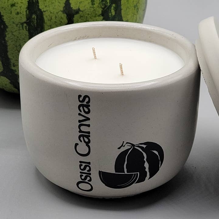 Watermelons scented candle for wholesale by Osisi Canvas