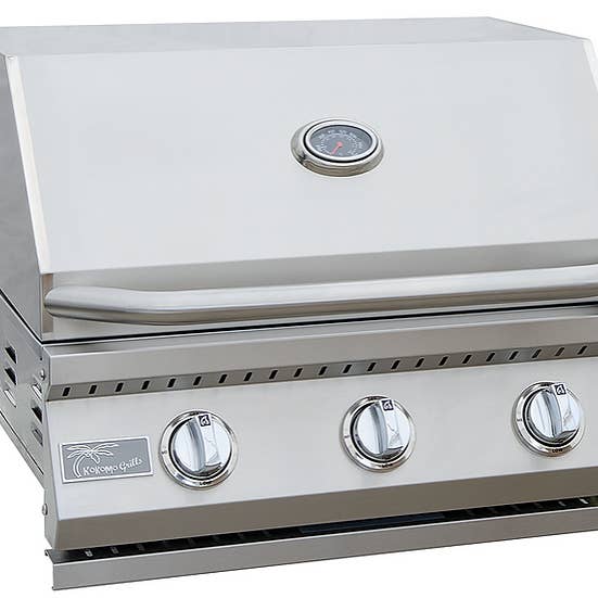 The Pizza Oven Guru - Wholesale Grill pan/griddle - 3 Burner 26 inch Cart Model BBQ Grill With Locking Casters5