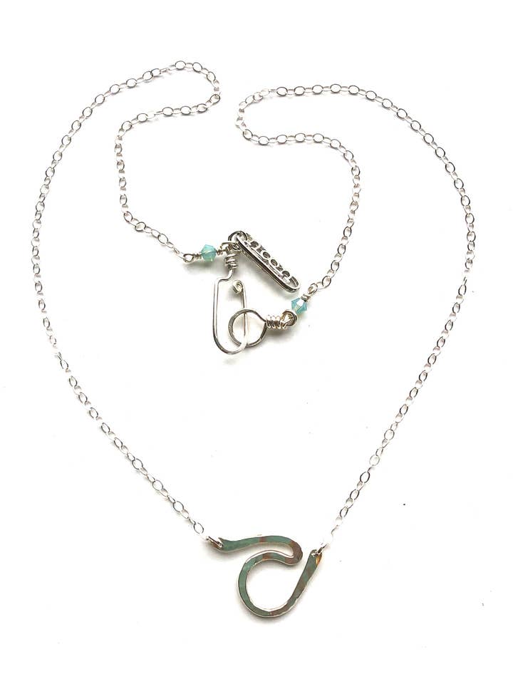 mini collar con forma de ola marina hecha a mano para venta al por mayor de noon designs