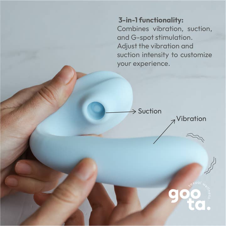 Goota - Wholesale Sex Toy - Clitoral Licking G-Spot, 3 in 1 goota Dildo vibrator6