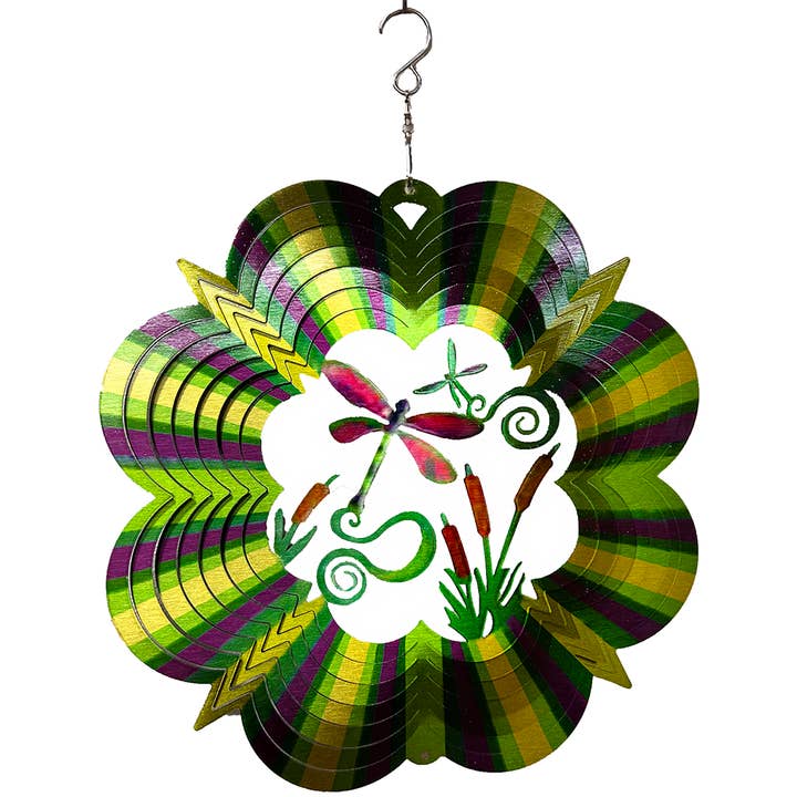 Stainless Steel Insects Wind Spinner Artistic Yard Decor for wholesale by Texas Toy Distribution