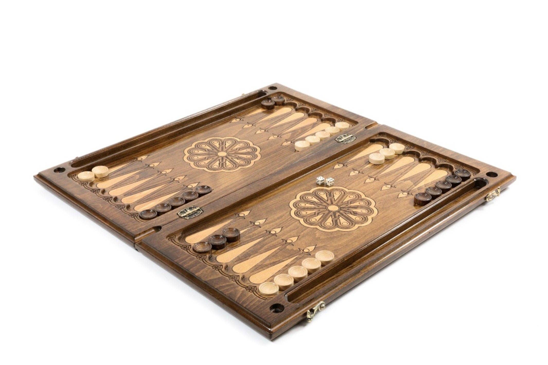 Hrachya Ohanyan - Wholesale Board Game - Backgammon rocoсo classic 24" x 24" x 2"2