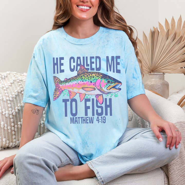 Hij belde me om te vissen DTF-hittetransfer voor wholesale door Trendy Transfers