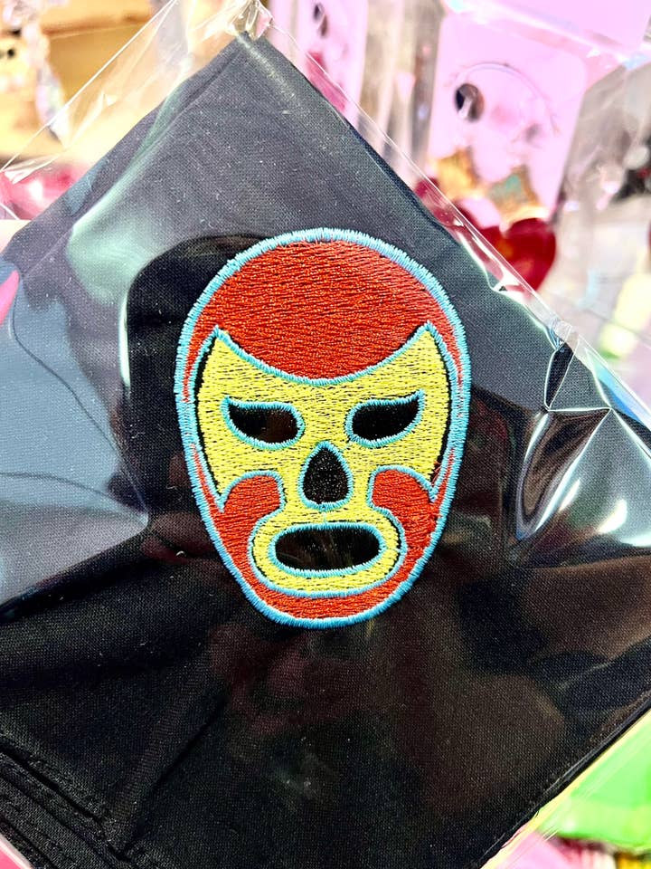Luchador Embroidered Bandana for wholesale by The Funky Soul