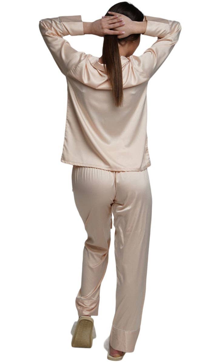 Taniri – wholesale Sleepwear set – Women's – ASHLEY LONG MATTE SATIN  PAJAMAS11