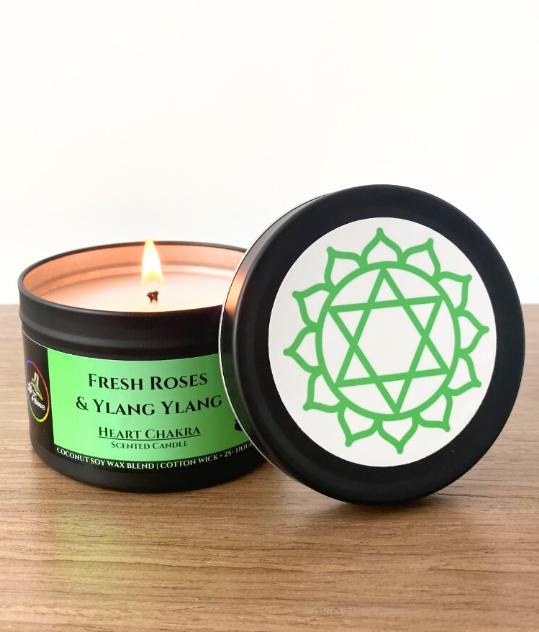 Lit From Above - Wholesale Jar/Filled Candle - Fresh Roses & Ylang Ylang • 6 oz2