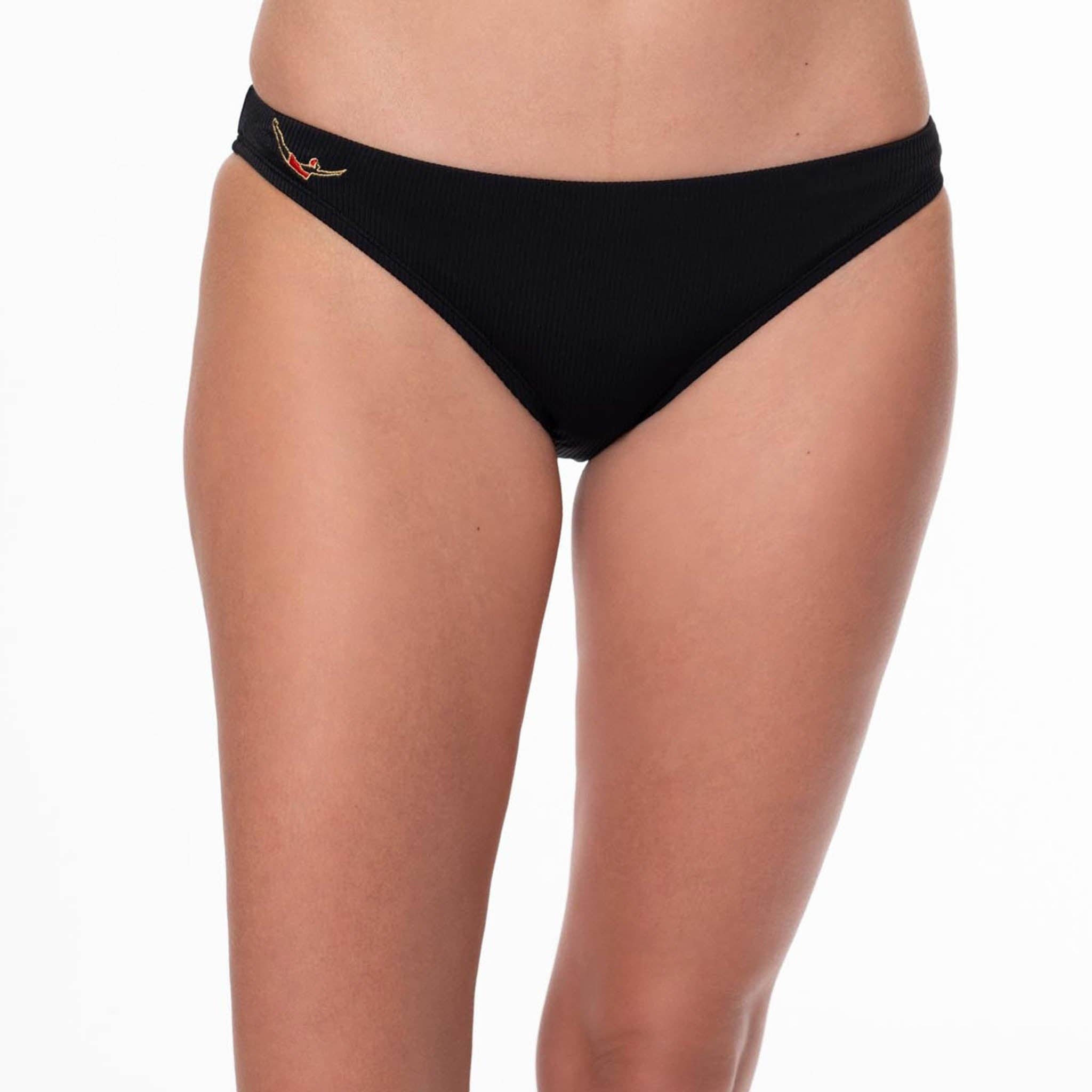  BLACK BETWEEN THE LINES SMOKIN' BIKINI BOTTOM for wholesale on Faire0