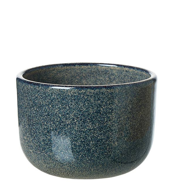 Lübech Living – Engroshandel Skål – Andrea keramikskål i mørkeblå sten