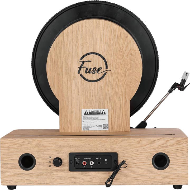 Master Tailgaters, LLC - Wholesale Speakers - Fuse Wrap Vertical Record Player with Bluetooth7